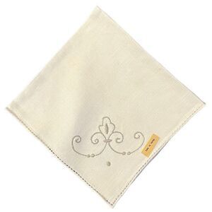 Italian Embroidered Cloth Napkins Set of 11